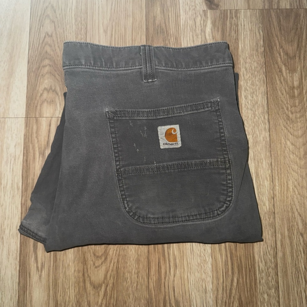 Carhartt Relaxed Fit Gray Work Pants 40x34 Men’s